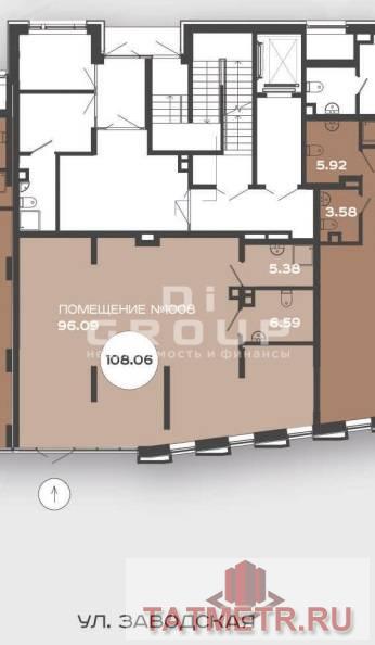 Продажа / Коммерческая / Retail, Казань, улица Галиаскара Камала, 22 692 600 Помещение свободного назначения 108 кв.м в историческом центре города в ЖК бизнес-класса «Максат». Идеально подходит... - 1