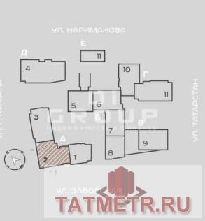 Продажа / Коммерческая / Office, Казань, улица Галиаскара Камала, 59 322 900 Помещение свободного назначения 282.,49кв.м в историческом центре города в ЖК бизнес-класса «Максат». Идеально... - 2