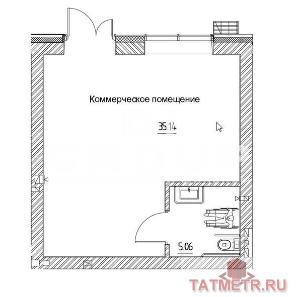 Продажа / Коммерческая / Office, Атмосфера, жилой комплекс Атмосфера, 5 800 000 Продается помещение свободного назначения 40.2 кв м в ЖК Атмосфера.Помещение с хорошей планировкой на 1 линии , 1... - 2