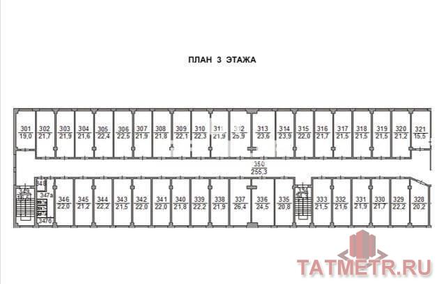 Коммерческая / Аренда / Офисы, Казань, улица Клары Цеткин, 350 000 Сдается офисное помещение 700 кв.м. в Кировском районе города Казани на 4 этаже. Основные характеристики: —... - 7