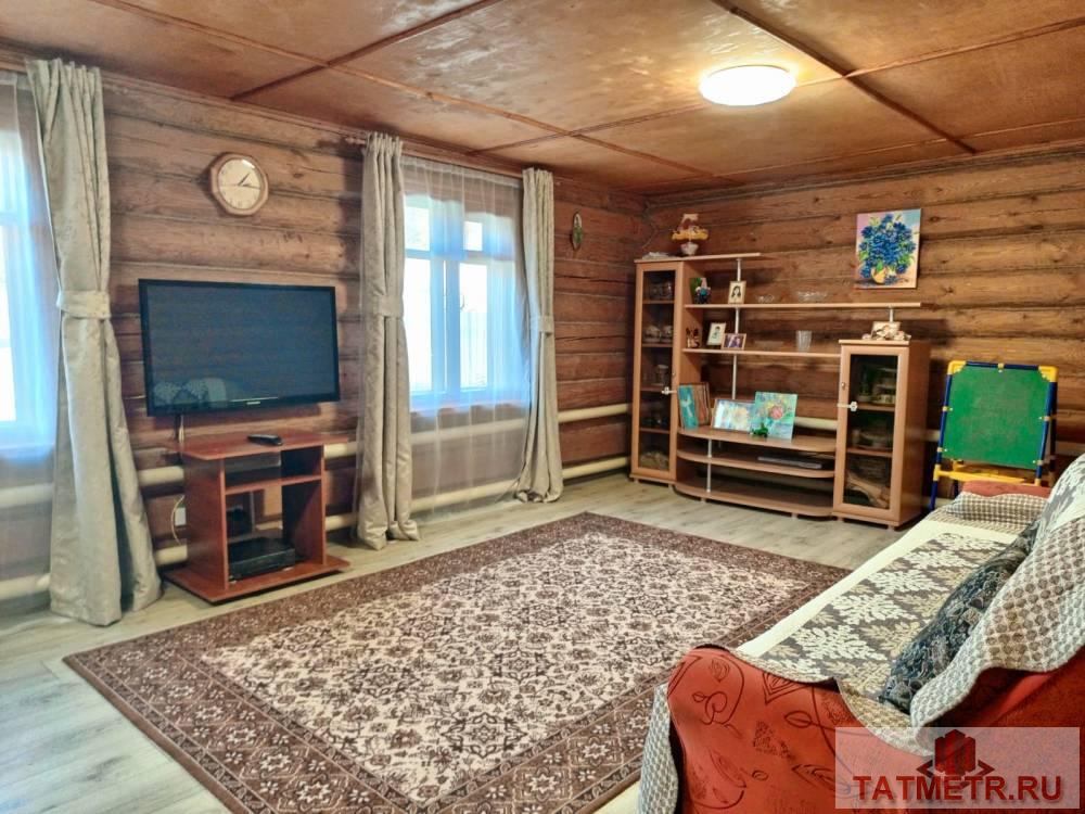 Продается уютный дом в г.Зеленодольск. Фундамент ленточно-свайный, стены кирпичные, крыша металлическая под черепицу....