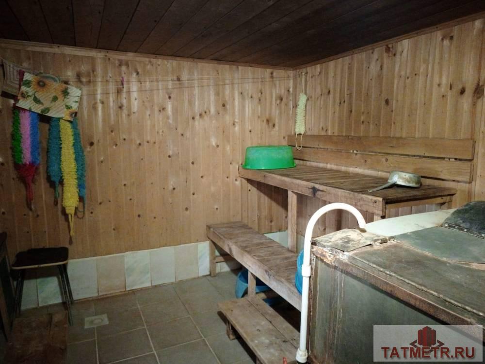 Продается уютный дом в г.Зеленодольск. Фундамент ленточно-свайный, стены кирпичные, крыша металлическая под черепицу.... - 14