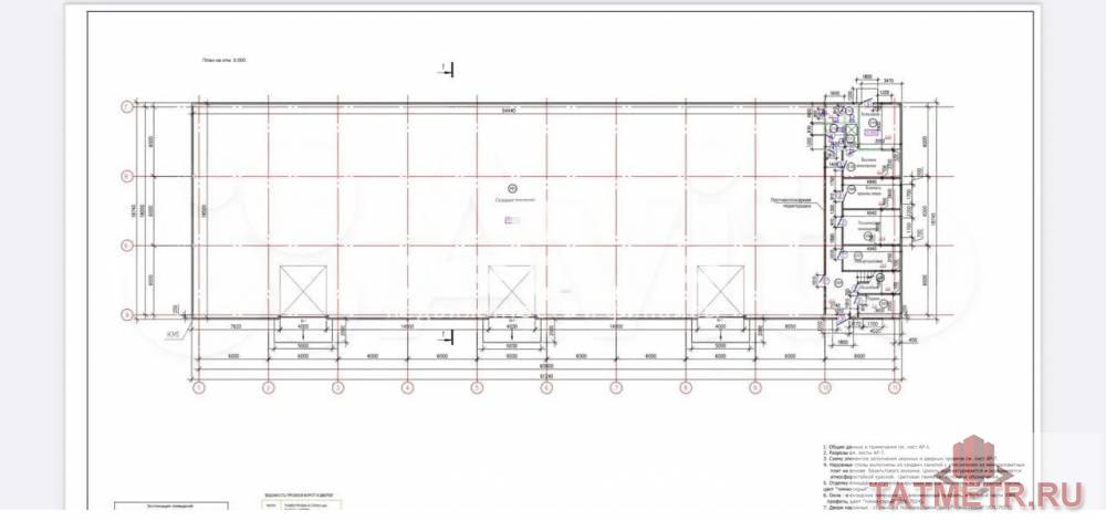 Аренда / Коммерческая / Warehouse, Кощаково, Комсомольская улица, 660 000 Сдается теплое производственно-складское помещение, площадь 1200 кв.м. класса В+ Из них 980кв.м складское помещение,... - 3