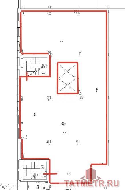 Коммерческая / Аренда / Офисы, Казань, улица Мазита Гафури, 153 000 Помещение на 1 этаже КРЦ, от собственника без комиссии с большой бесплатной парковкой с новым ремонтом в центре... - 14