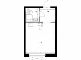 Продаётся квартира-студия площадью 23.10 кв. м на 2 этаже 26...