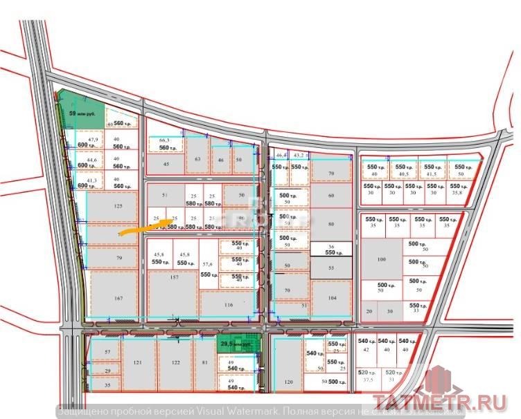 Продажа / Коммерческая / Land, Казань, проезд Хезмэт, 14 500 000 Продается земельный участок в производственно-логистическом парке «Вертелевка» в 1 км от развязки «Мамадышский тракт... - 1