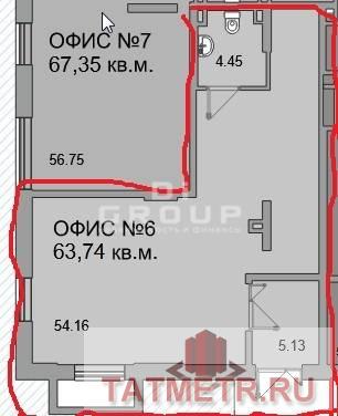 Продажа / Коммерческая / Office, Казань, улица Ярышлар, 6 592 628 Продается помещение в новом густонаселенном благоустроенном жилом комплексе Ст Спортивная . Помещение пл 63.74 кв.м... - 2