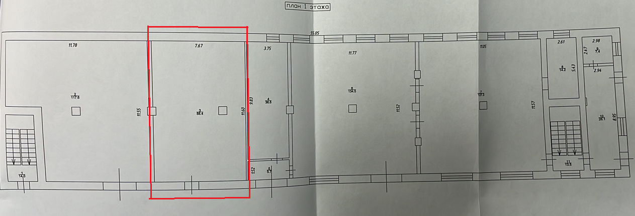 Аренда / Коммерческая / Warehouse, Казань, улица Меховщиков, 48 620 На ул. Техническая предлагается помещение теплое. Характеристики: — Здание 2этажа; — 1 этаж; — Доступ 24/7; — своя... - 6