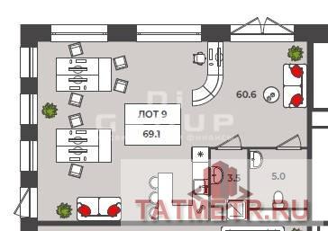 Продажа / Коммерческая / Office, Казань, улица Шуртыгина, 15 400 000 Продается офисное помещение 101 кв.м на 1 линии на 1 этаже. Отдельный вход с улицы. Кабинетная нарезка — 3 отдельных... - 1