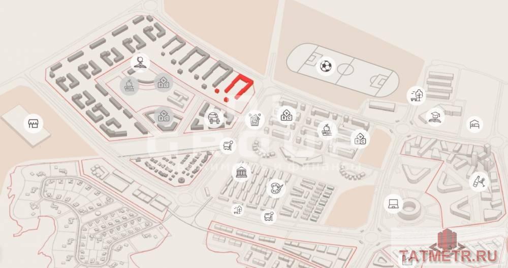 Продажа / Коммерческая / Office, Казань, улица Шуртыгина, 15 400 000 Продается офисное помещение 101 кв.м на 1 линии на 1 этаже. Отдельный вход с улицы. Кабинетная нарезка — 3 отдельных... - 2