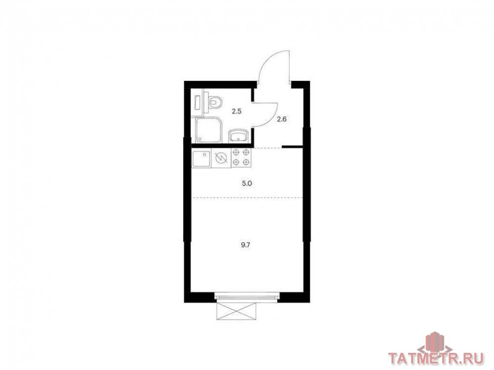 Продажа / Квартиры, Казань, Анаса Тазетдинова улица, 3 713 925 Продаётся квартира-студия площадью 19.80 кв. м на 17 этаже 17 этажного дома (Корпус 4, секция 1) проекта ПИК Нокса...