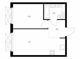 Продаётся 1-комн. квартира площадью 36.60 кв. м на 2 этаже 12...