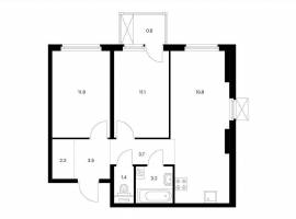 Продаётся 2-комн. квартира площадью 57.90 кв. м на 5 этаже 12...