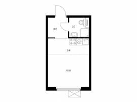 Продаётся квартира-студия площадью 22.10 кв. м на 12 этаже 12...