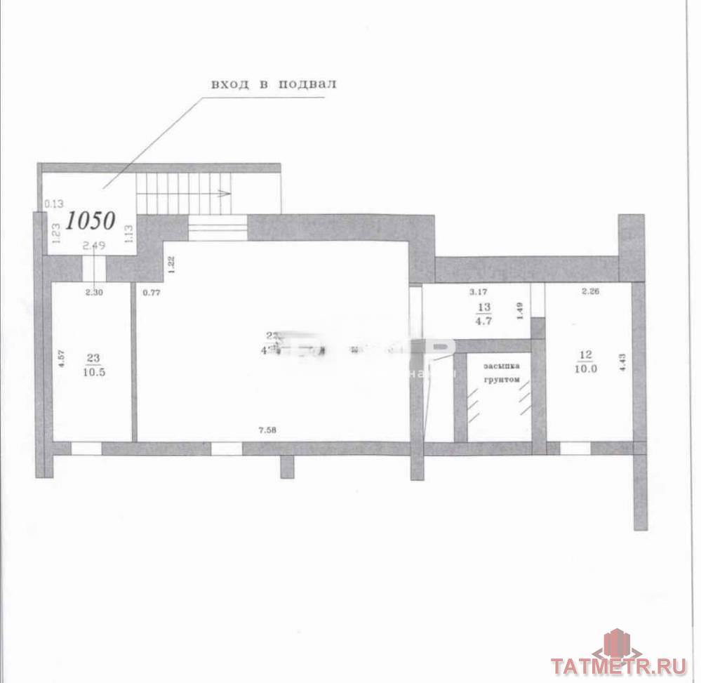 Продажа / Коммерческая / Office, Казань, улица Космонавтов, 6 400 000 Продается помещение свободного назначения на цокольном этаже по улице Космонавтов. В настоящее время помещение... - 1