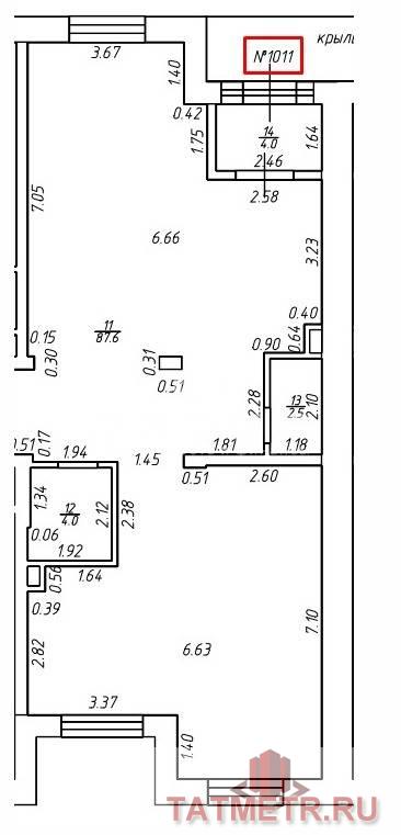 Продажа / Коммерческая / Office, Казань, улица Аделя Кутуя, 11 772 000 Продаю помещение свободного назначения в ЖК Паруса пл 98.1 кв м. Это 1 этаж с внешней стороны дома в корп А.... - 2