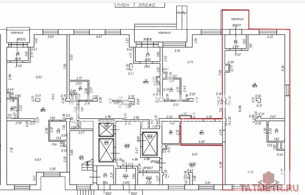 Продажа / Коммерческая / Office, Казань, улица Аделя Кутуя, 14 688 000 Продаю помещение свободного назначения в ЖК Паруса пл 122.4 кв м. Это 1 этаж. С отдельным входом с улицы ,торцевое с... - 3