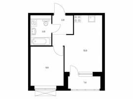 Продаётся 1-комн. квартира площадью 33.90 кв. м на 5 этаже 16...