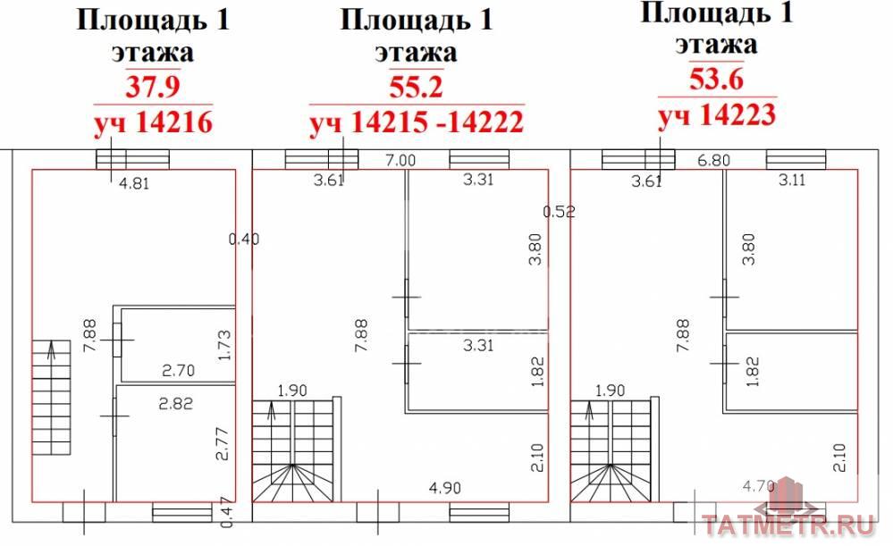 Продажа / Таунхаусы, Куюки, улица 30-й Квартал, 5 400 000 Продается в пос Куюки таунхаус по ул 30 квартал. общ площадью 110,4 кв м. 2 этажный таунхаус. Участок 1,4 соток.... - 8