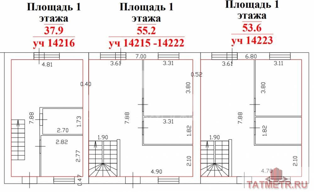 Продается в пос Куюки таунхаус по ул 30 квартал. общ площадью 110,4 кв м. 2 этажный таунхаус. Участок 1,4 соток.... - 8