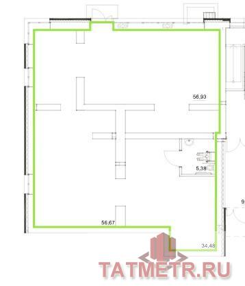 Продажа / Коммерческая / Office, Казань, улица Анаса Тазетдинова, 24 101 000 Продается помещение свободного назначения пл 153 кв м кв.м. в уникальном ЖК класса Комфорт+ в доме №2(см план)....