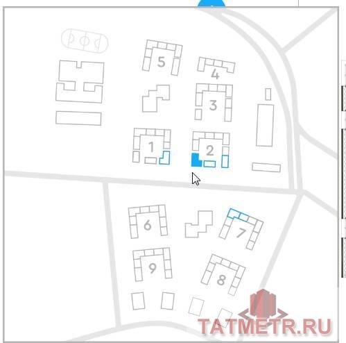 Продажа / Коммерческая / Office, Казань, улица Анаса Тазетдинова, 24 101 000 Продается помещение свободного назначения пл 153 кв м кв.м. в уникальном ЖК класса Комфорт+ в доме №2(см план).... - 2