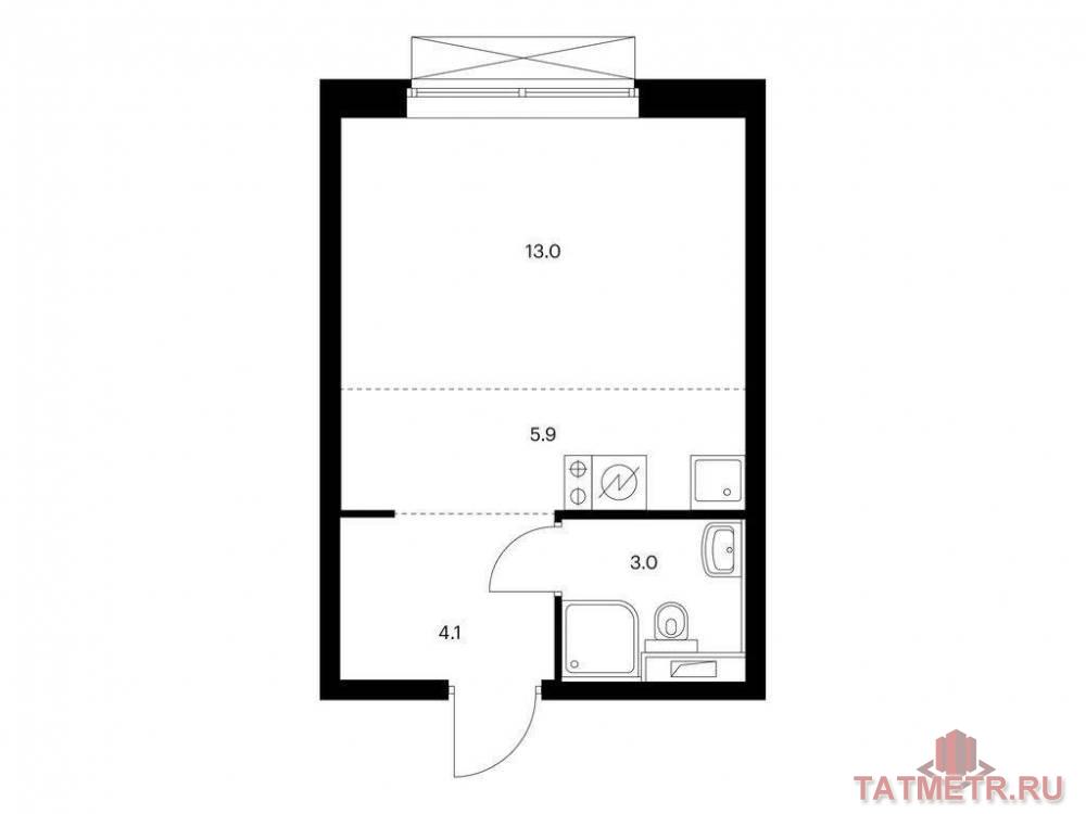 Продажа / Квартиры, Казань, Халитова улица, 4 927 104 Продаётся квартира-студия площадью 26.00 кв. м на 5 этаже 26 этажного дома (Корпус 1, секция 3) проекта ПИК Сиберово....