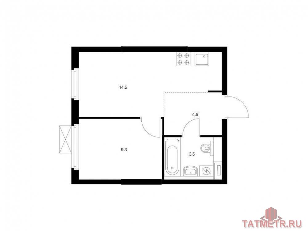 Продажа / Квартиры, Казань, Анаса Тазетдинова улица, 5 048 960 Продаётся 1-комн. квартира площадью 32.00 кв. м на 9 этаже 17 этажного дома (Корпус 4, секция 1) проекта ПИК Нокса...