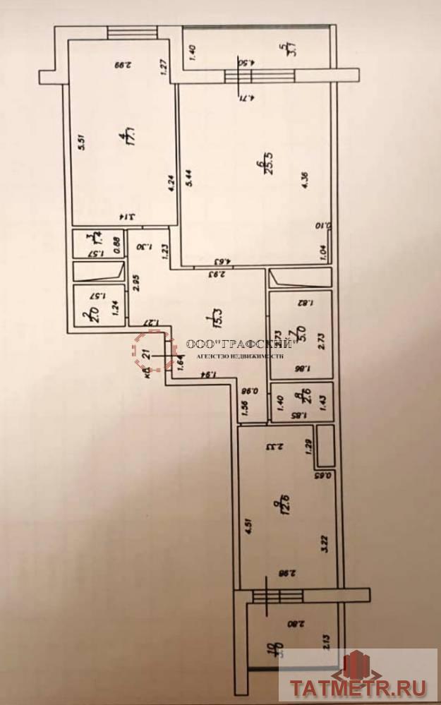 Продажа / Квартиры, Казань, улица Достоевского, 12 399 000 Предлагаем Вашему Вниманию на продажу большую 2-х комнатную квартиру в Вахитовском районе города Казани ул.... - 17