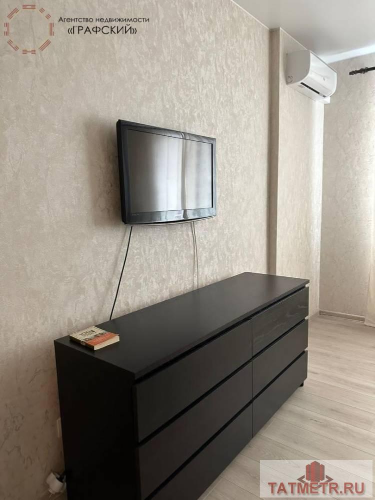 Аренда / Жилая / Квартира, Казань, улица Хусаина Мавлютова, 30 000 Сдаю шикарную 1-комнатную квартиру в новом современном ЖК «Три богатыря». Квартира сдается впервые! Квартира очень... - 2