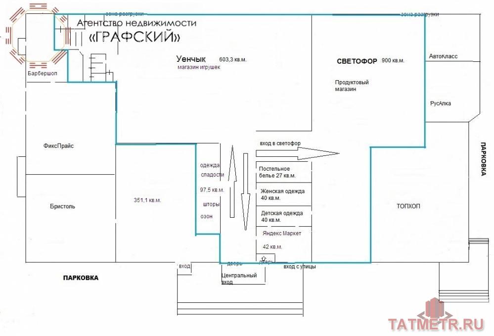 Продажа / Коммерческая / Free purpose, Нижнекамск, проспект Мира, 137 680 000 ПРОДАЖА ДЕЙСТВУЮЩЕГО АРЕНДНОГО БИЗНЕСА!!! Торговые помещения по адресу: просп. Мира 63Б, Нижнекамск, Респ.... - 1