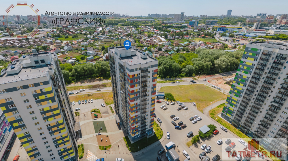 Продажа / Квартиры, Казань, 9 700 000 Продаю новую 2 к квартиру с видом на собственную набережную у реки Нокса. Сдача дома 4 квартал 2024 года. Квартира... - 4