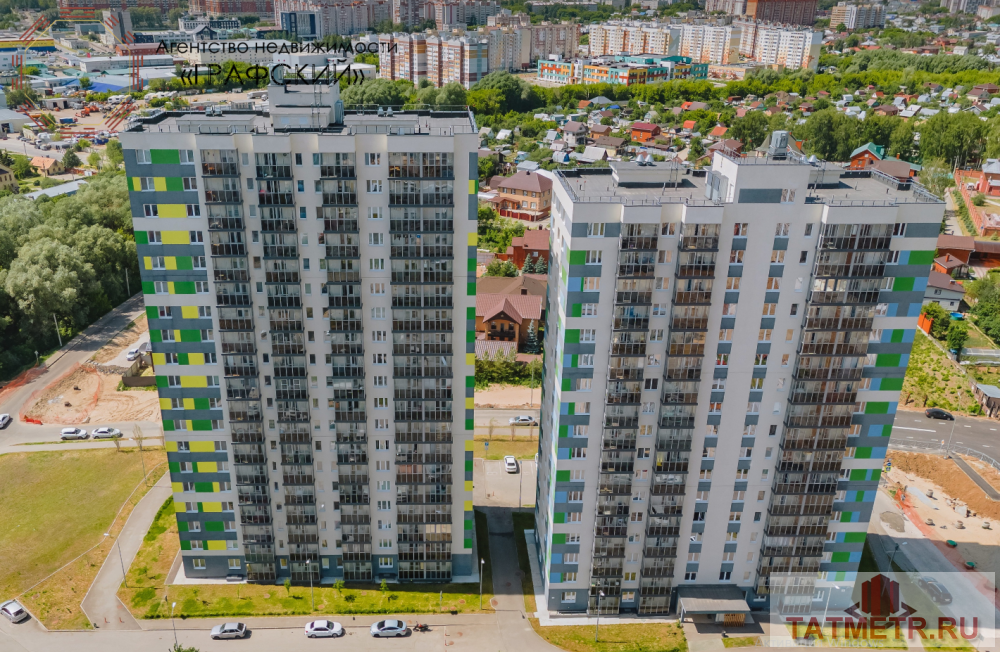Продажа / Квартиры, Казань, 9 700 000 Продаю новую 2 к квартиру с видом на собственную набережную у реки Нокса. Сдача дома 4 квартал 2024 года. Квартира... - 6